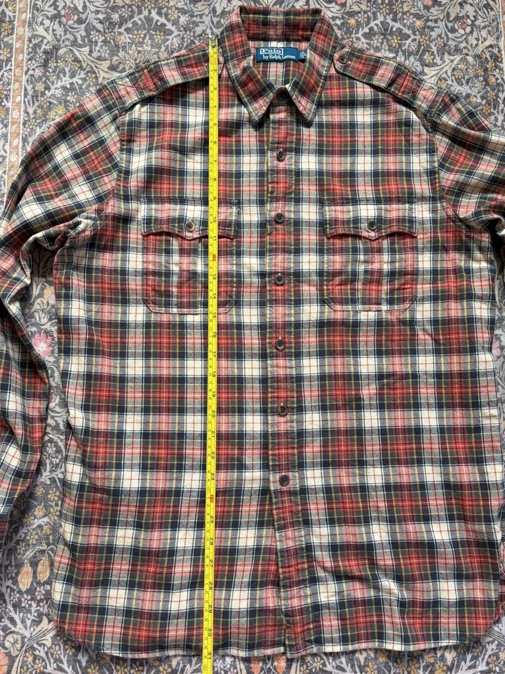 Polo Ralph Lauren western style flannel shirt, Men’s Large
